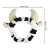 Unique Bargains Women's Soft And Breathable Cute Cartoon Cow Headbands Black White 1 Pc - 4 of 4