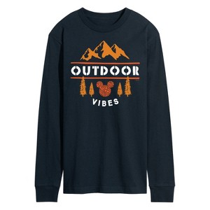 Men's - Disney - Outdoor Vibes Long Sleeve Graphic T-Shirt - 1 of 4