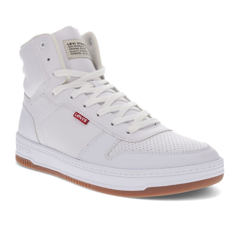 Levi's Mens Drive Hi Synthetic Leather Casual Hightop Sneaker Shoe, 1 of 9