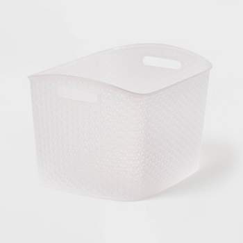 Y-Weave XL Curved Decorative Storage Basket Translucent - Brightroom™