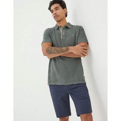 Fatface Men's Organic Cotton Fine Stripe Polo Shirt : Target