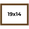 PosterPalooza | Flat Gold Picture Frame - UV Acrylic, Backing Board, Hanging Hardware Included - 2 of 4