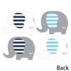 Big Dot of Happiness Blue Elephant - Decorations DIY Boy Baby Shower or Birthday Party Essentials - Set of 20 - 3 of 4
