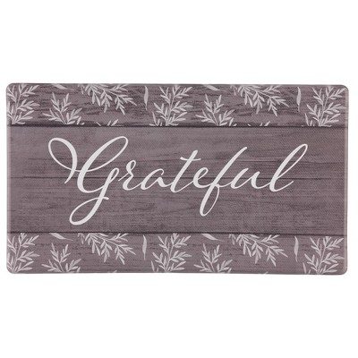 20 X 30 Relaxed Chef Series Anti-fatigue Kitchen Mat Grateful Floral Wood  - J&v Textiles : Target