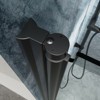 NicBex Shower Door 34"W x 72"H Bi-Fold Semi-Frameless Glass Tub Door with Clear Tempered Glass with Reversible Installation - 4 of 4