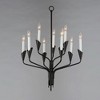Maxim Lighting Calyx 9 - Light Chandelier in  Black - 3 of 4