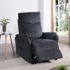 Aukfa Electric Power Recliner Chair, Breathable Fabric Reclining Chair with USB Ports, Bedroom Living Room - 2 of 4