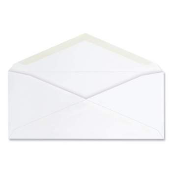 Universal Business Envelope #10 Commercial Flap Gummed Closure 4.25 x 9.63 White 125/Box 36329