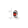 Black Bow Jewelry Multicolor Glass Sterling Silver Bead Charm - 2 of 3