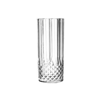 Smarty Had A Party 14 oz. Clear Crystal Cut High Ball Plastic Glasses (48 Glasses)