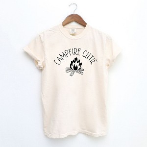 Simply Sage Market Women's Campfire Cutie Short Sleeve Garment Dyed Tee - 1 of 2