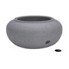 HC Companies RZGH210G21 Modern 21 Inch Decorative Garden Water Hose Storage Pot with Side Faucet Connection Hole, Granite (2 Pack) - 2 of 3