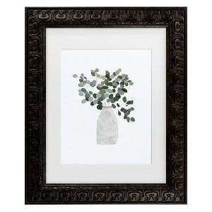 Trademark Fine Art - Sarah Manovski  Scandi Japandi House Plant 3 Matted Framed Art - 1 of 4