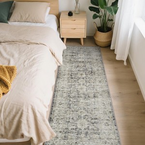 Washable Rug for Living Room, Non-Slip Non Shedding Soft Carpet,Indoor Foldable Printed Accent Rug for Bedroom, Dining Room, Nursery, Office - 1 of 4