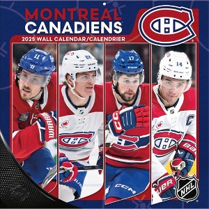 NHL Montreal Canadiens Bilingual 2025 12"x12" Team Wall Calendar - 1 of 4