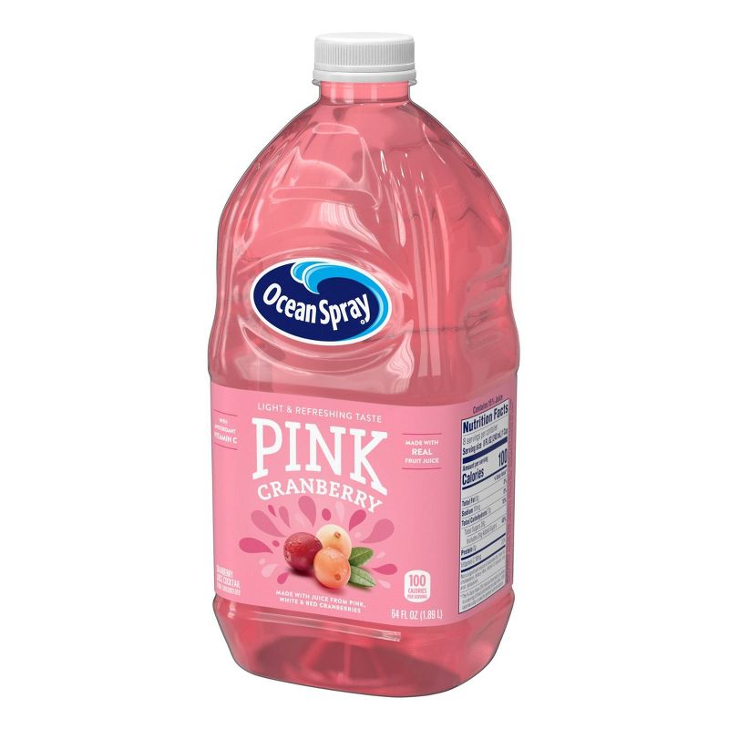Ocean Spray Pink Cranberry Juice - 64 fl oz Bottle, 3 of 7