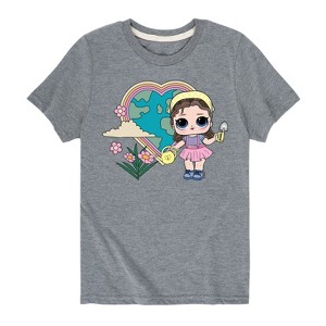 Boys' - LOL Surprise! - Grow Gurrl Heart Earth Short Sleeve Graphic T-Shirt - 1 of 4