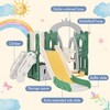 Toddler Playset with Slide,Toddler Slide,Slide for Kids with Basketball Hoop,Ball,Ring Toss,Kids Slide Toddler Playground Toddler Slide - 2 of 4