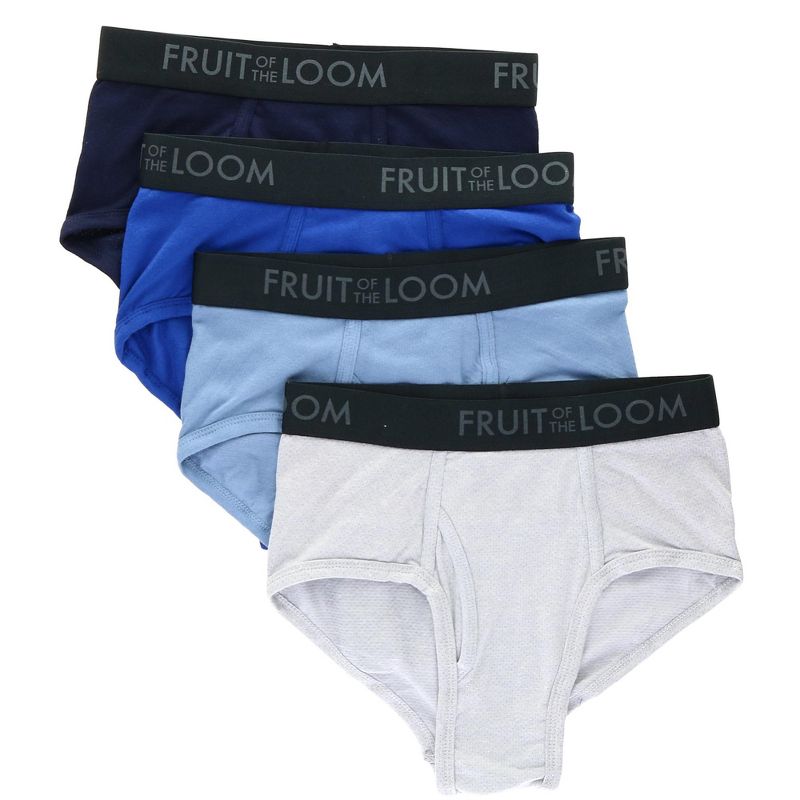 Fruit of the Loom Men's Breathable Brief Underwear (Pack of 4), 1 of 6