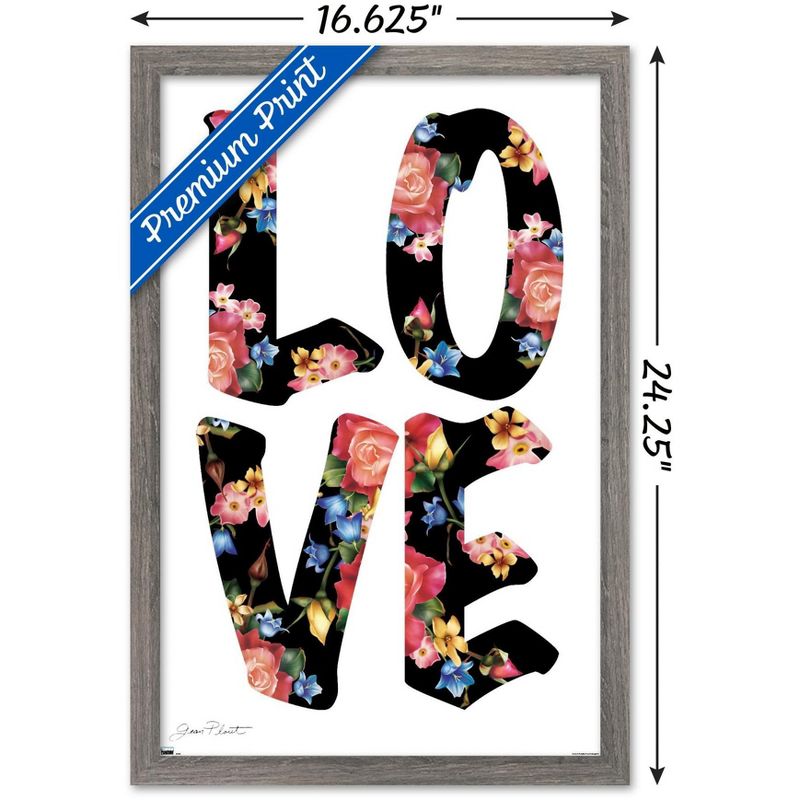 Trends International Jean Plout - Love Framed Wall Poster Prints, 3 of 7