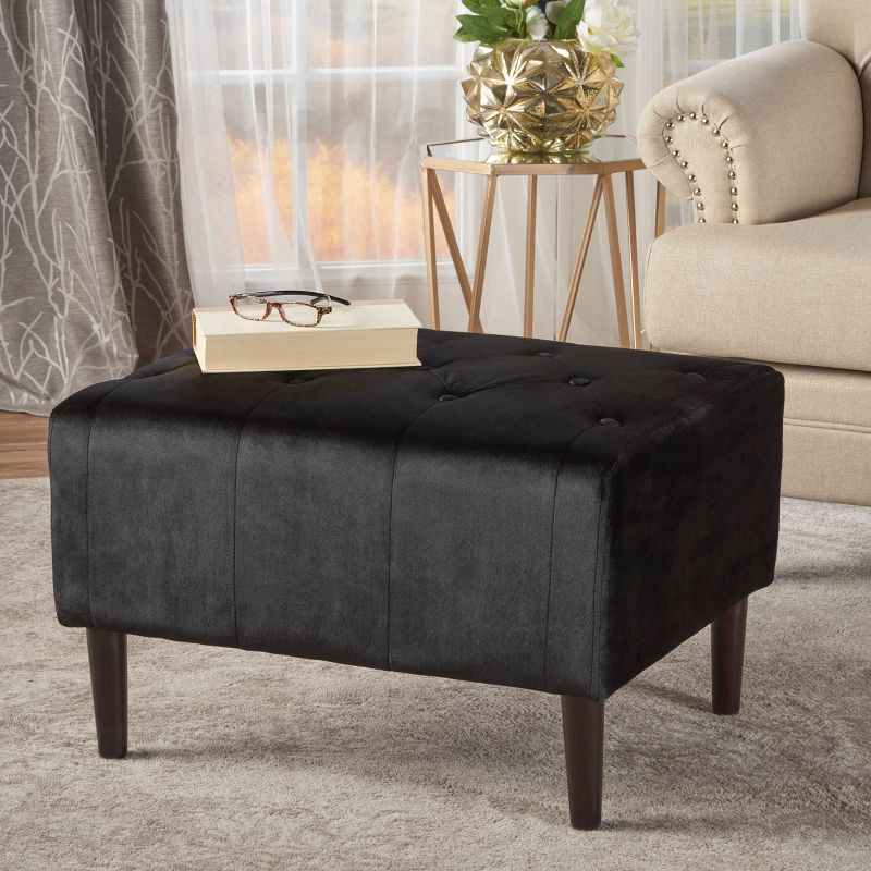 Kimiko Tufted Ottoman - Christopher Knight Home, 3 of 6