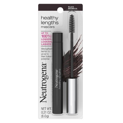 Neutrogena Healthy Lengths Lash-Lengthening Mascara for Strong, Longer Lashes - 03 Black Brown - 0.21oz