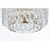 Elegant Lighting Emilia 12 inch Flush Mount in Satin Gold - 4 of 4
