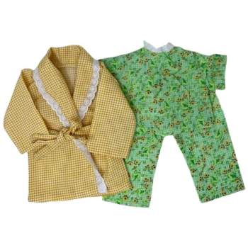Doll Clothes Superstore Pajamas and Bathrobe For All 18 Inch Girl Dolls
