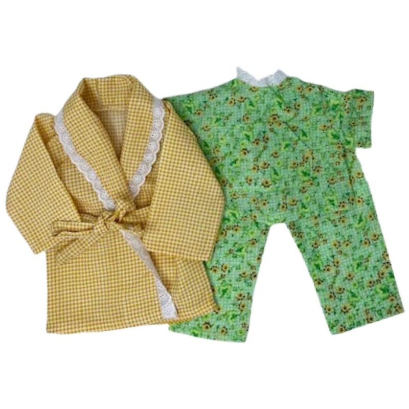 Doll Clothes Superstore Pajamas and Bathrobe For All 18 Inch Girl Dolls, 1 of 5