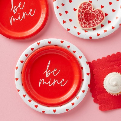 Valentine's Day 10ct Mini Hearts Dinner Plate - Spritz™