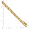 Black Bow Jewelry 4.5mm 14k Yellow Gold Polished Fancy Cable Chain Bracelet - 3 of 4