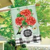 Briarwood Lane Home Sweet Home Geraniums Summer House Flag Hummingbird Floral 28" x 40" - 4 of 4