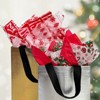 Wrapables Tissue Paper 20 x 28 Inch for Gift Wrapping, Arts & Crafts, Paper Flowers, Garlands, Tassels (60 Sheets), Festive Red & Green - 4 of 4