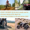 set of 2 ATV UTV Tires All Terrain Tires atv tires 22X7-10 4PR Tubeless - 2 of 4
