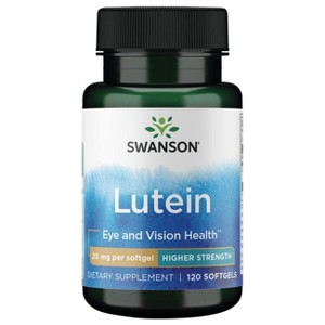 Swanson Lutein 20 mg 120 Softgels. - 1 of 2