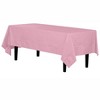 Crown Premium Quality Plastic Tablecloth 54 Inch. x 108 Inch. Rectangle - 6 Pack - 2 of 4