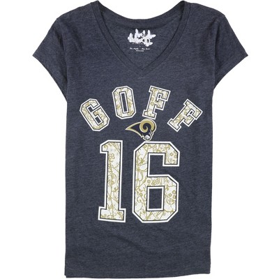 Touch Womens Goff #16 Graphic T-Shirt, Blue, Large
