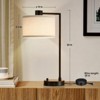 GTCLIGHTING Table Lamp for Bedroom Set of 2 with USB C+A Ports, Dimmable Bedside Lamp with Linen Lampshade, Modern Lamps for Living Room,Office - 3 of 4