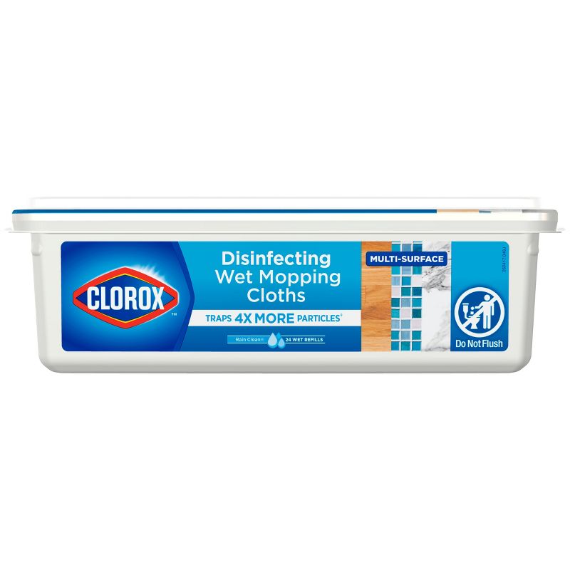 Clorox Rain Clean Disinfecting Mopping Cloth - 24ct, 3 of 18