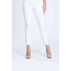 Women's Pearl Detail Ankle Pant - IC Collection - 1 of 3