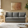 Datura Farmhouse 81 Wide Sofa with Nailhead Trims|ARTFUL LIVING DESIGN-BLUE - 2 of 4