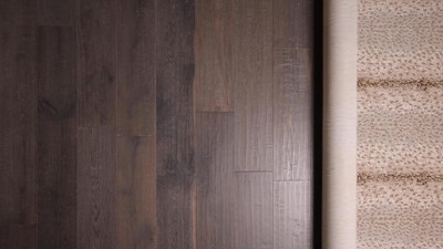 Reversible Gray Synthetic Fur 5' x 7' Area Rug