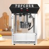 Munora 6-Ounce Bar Style Popcorn Machine - Stainless Steel Popcorn Maker with Warming Deck, Tempered Glass & Accessories, Black - 3 of 4