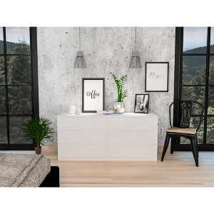 60.4'' Wood Double dressers with All Metal Drawer Rails - 1 of 4