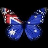 Men's Design By Humans Butterfly Flag Of Australia By GiftsIdeas Tank Top - 2 of 2