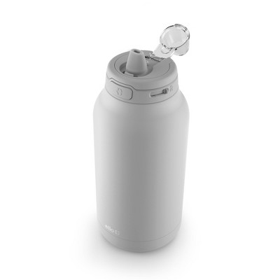 Ello 64oz Hydra Stainless Steel 1/2 Gallon Jug - Gray: Vacuum-Insulated Water Jug, Dishwasher-Safe Parts