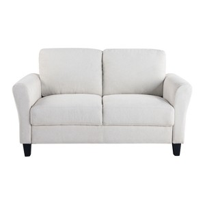 Lifestyle Solutions Willow Loveseat Woven Oyster - 1 of 4