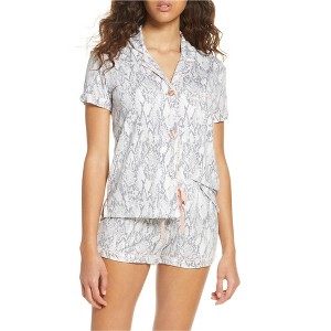 P.J. Salvage Womens Printed Button Down Pajama Shirt - 1 of 1