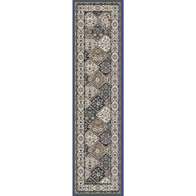 Yazd 8471 Blue/Ivory 2X7.7 Runner