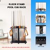 GSE Wooden Floor Stand Billiard Pool Cue Rack, Holds 10 Pool Cue Sticks, 2 Ball Racks and Full Set of Pool Balls - image 3 of 4